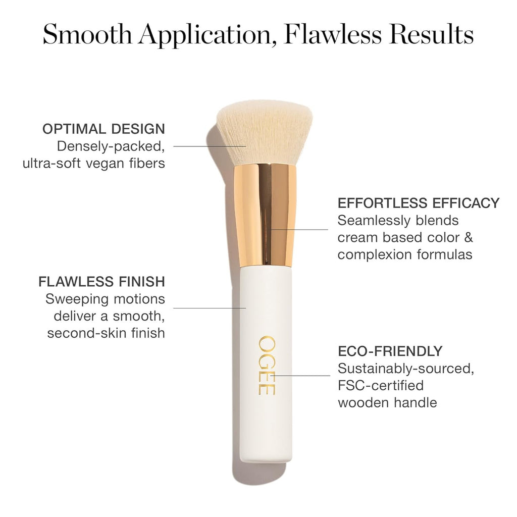 Blender Brush - Professional Quality Makeup Brush - Ultra-Soft Foundation Brush with Vegan Bristles for Flawless