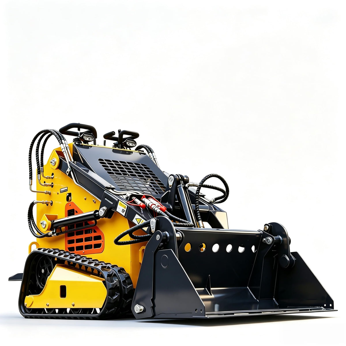 DS380D Compact Track Mini Skid Steer Loader, 24HP RATO EPA Gas Engine