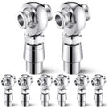 8 Pcs 3/4 Heim Joints Rod End Kit Right and Left Thread 0.75 Chromoly