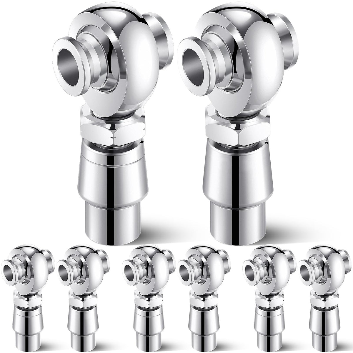 8 Pcs 3/4 Heim Joints Rod End Kit Right and Left Thread 0.75 Chromoly