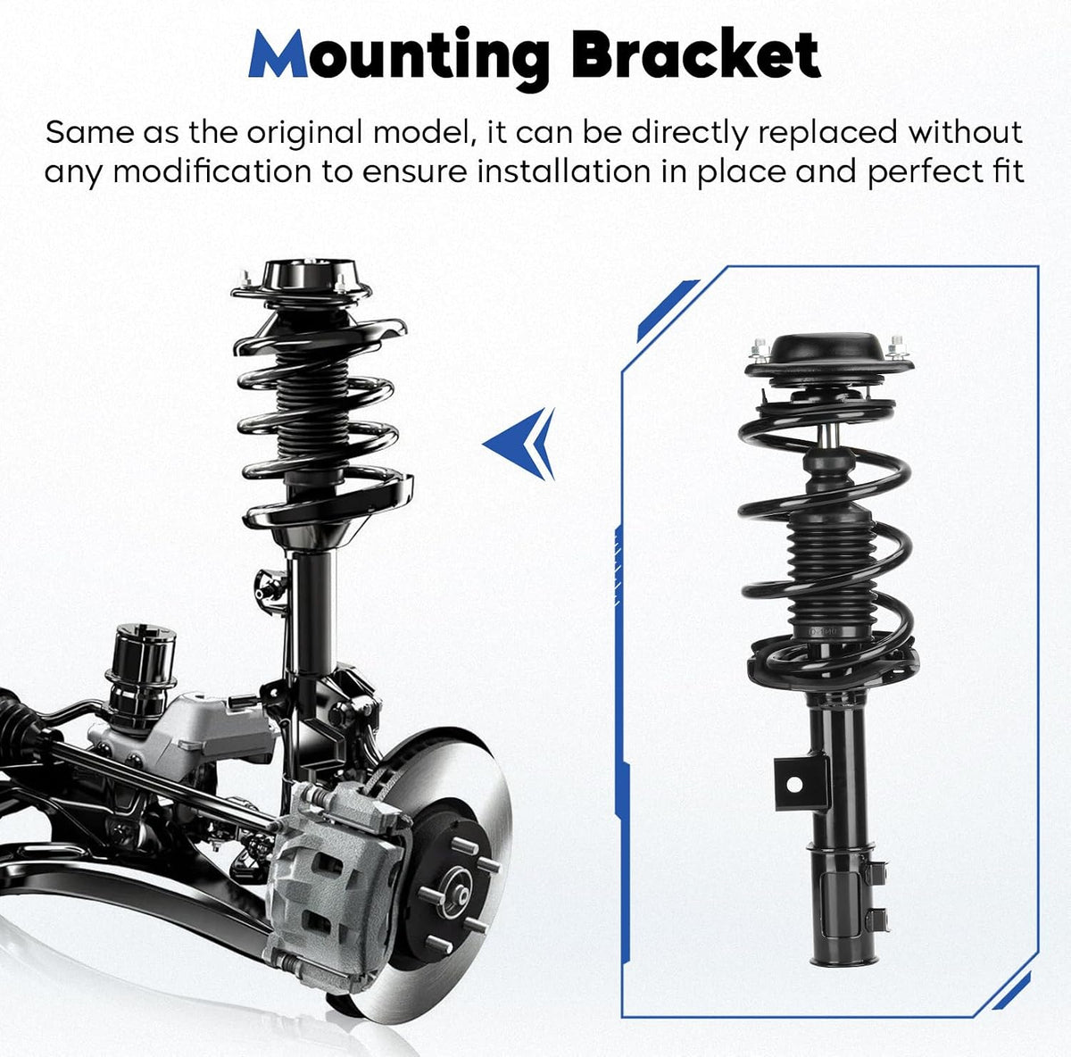 Front Struts Assembly Fit for Hyundai Elantra Sedan 2011-2016, w/Sway Bars