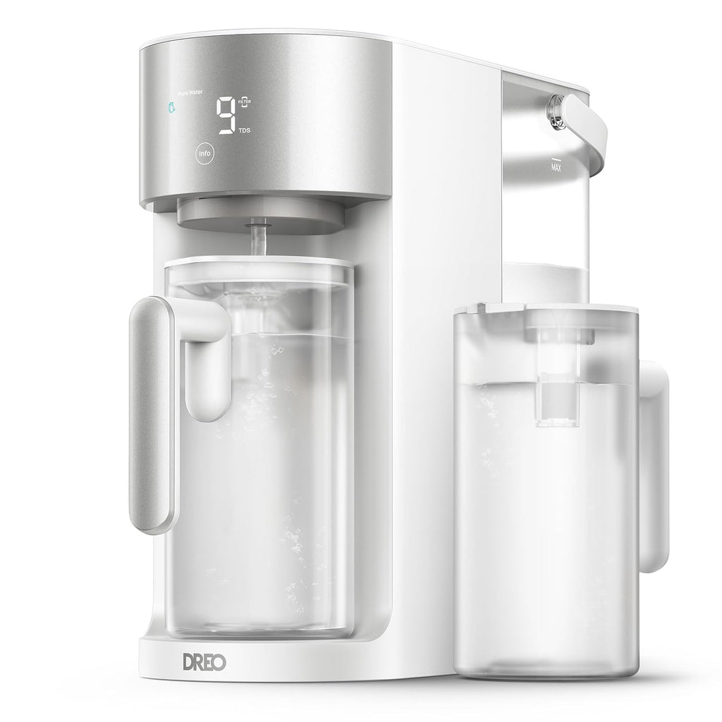 Reverse Osmosis Water Filter Countertop, RO Filtration System, 3:1 Pure to Drain, TDS & Filter Life & 2 Autofill