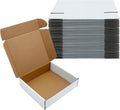 White Shipping Boxes 8x7x2 inch 25 Pack,Corrugated Mailers for E-Commerce