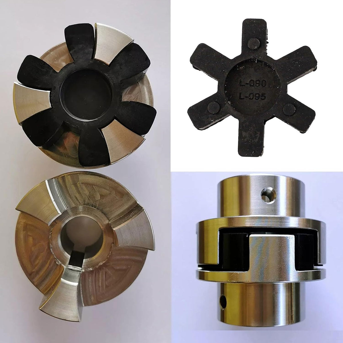8-Pack L095 Flexible Rubber Spider Insert For L-Jaw Coupling