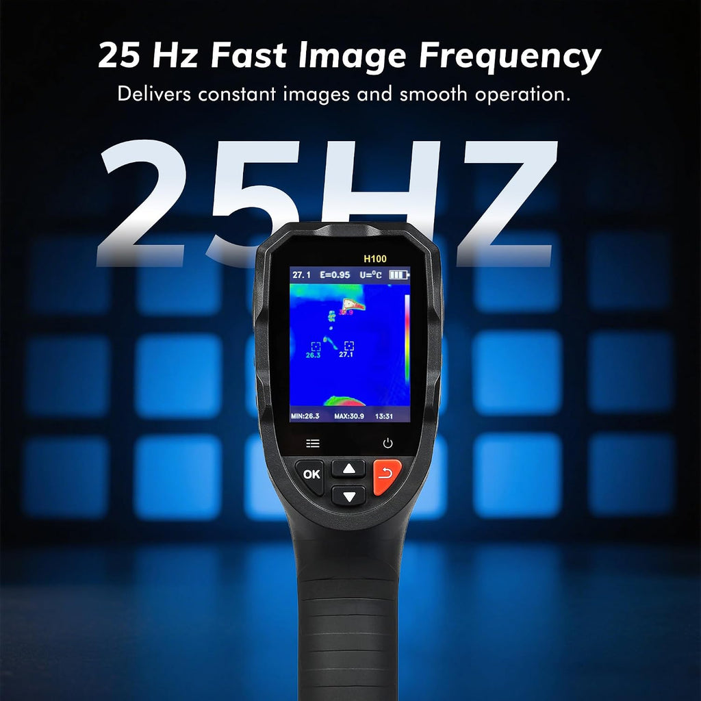 Thermal Imaging Camera Super Resolution 240 x 240, 15-Hour Battery Life, 128 x 128 IR Resolution, 25Hz Infrared