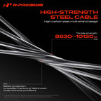 A-Premium Rear Parking Brake Cable Assembly Compatible with Toyota & Lexus
