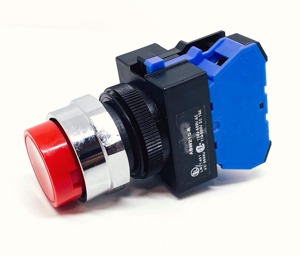 Carus Tool IDEC ABW210-R 22mm Pushbutton Red New