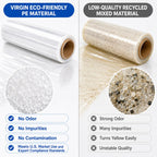 Stretch Wrap Film 18 in x 1500 ft Clear, 4 Rolls