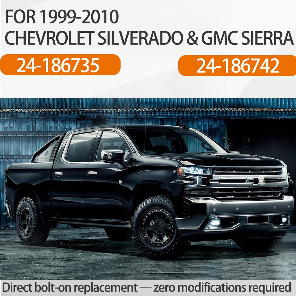 Front Rear Shock Absorber Set for 1999-2010 Chevy Silverado GMC Sierra HD