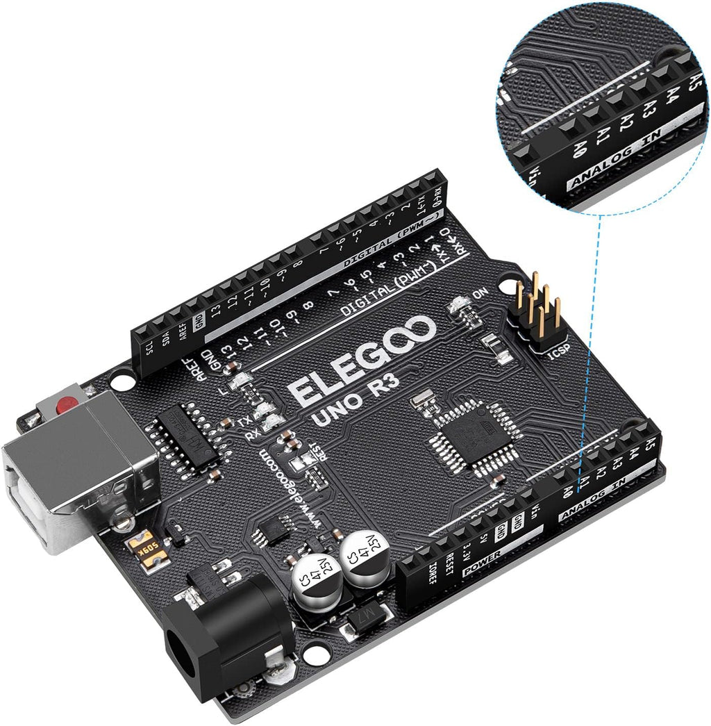 ELEGOO UNO R3 Controller Board ATmega328P, Compatible with Arduino