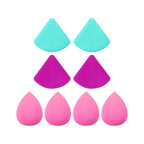 Puffs N' Stuff Makeup Sponge Set, Triangle Powder Puff, 8 Count