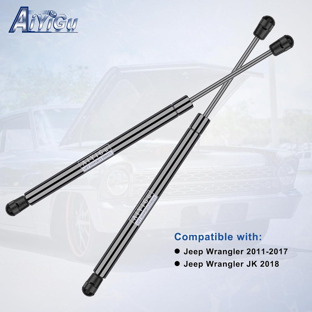 6678 Rear Window Struts for Jeep Wrangler 2011-2017 2 PCS