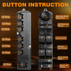 NSDXCT Master Power Window Switch, 20835553AC Door Window Control Switch
