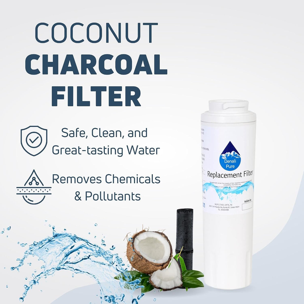 Replacement for Whirlpool GI6FARXXB00 Refrigerator Water Filter
