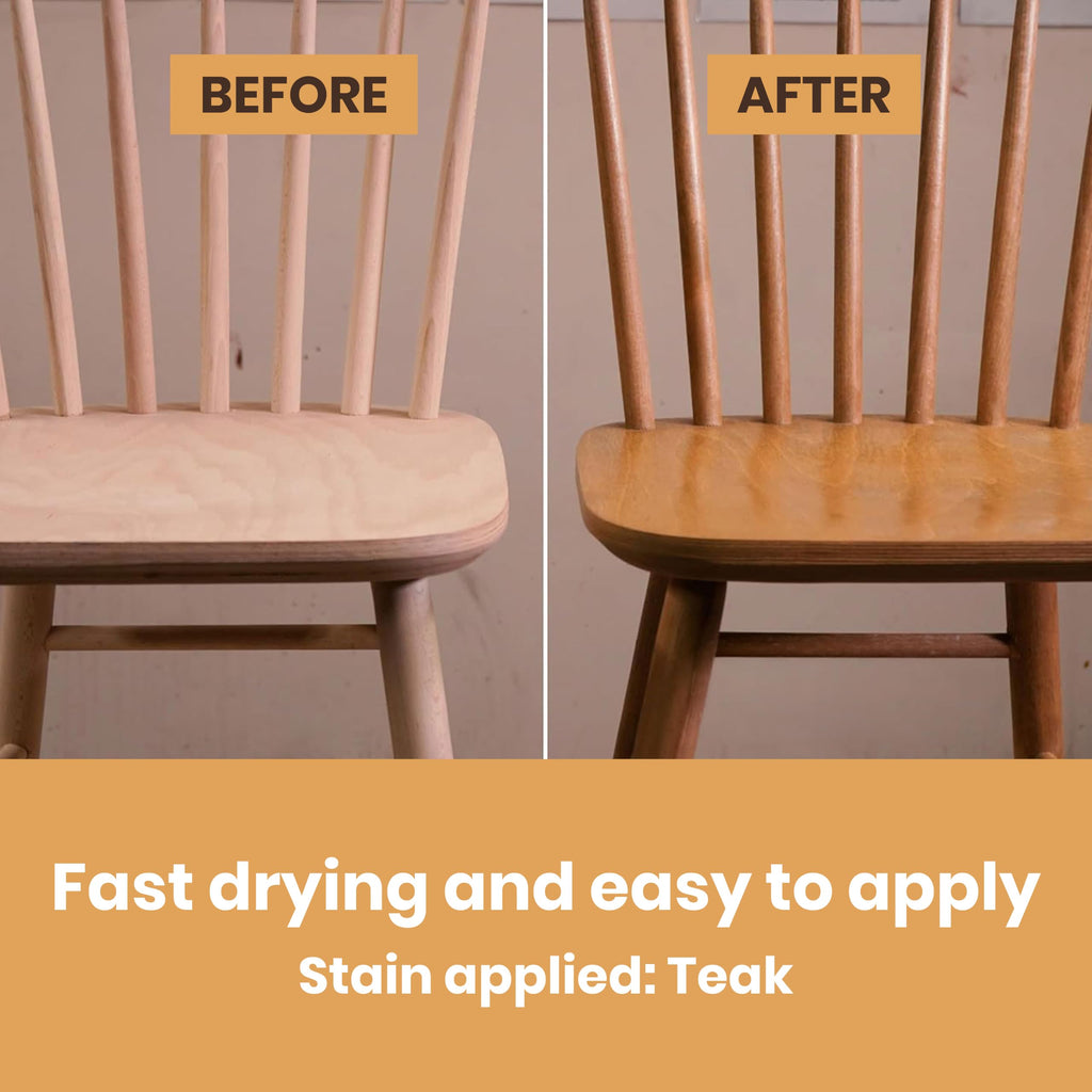 Wood Stain, Water-Based & Fast Drying, Grey