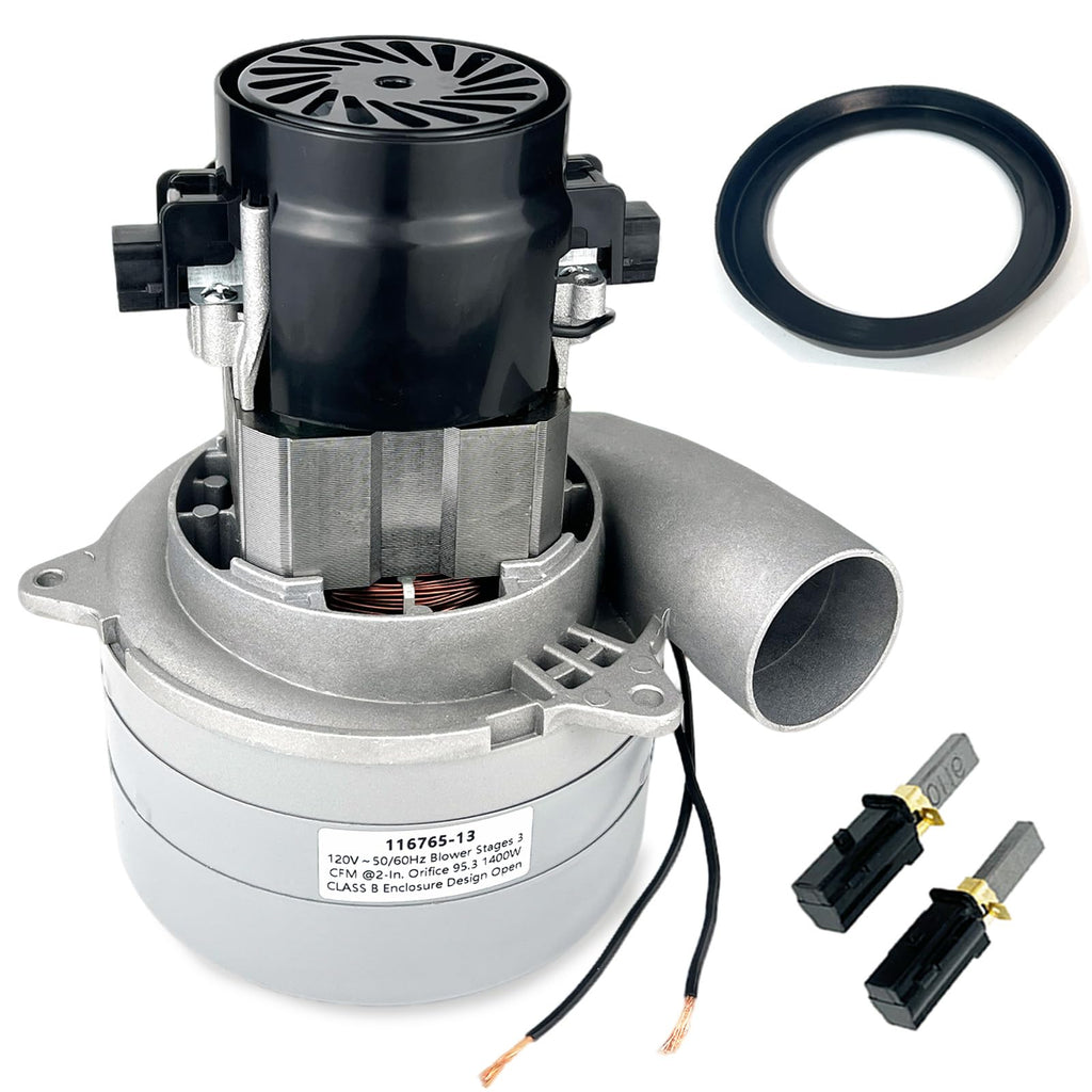 Upgraded 116765-13/00 Central Vacuum Motor,120v