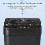 Bathroom Touchless Trash Can 2.2 Gallon Smart Automatic Motion Sensor Rubbish Can with Lid Electric Narrow Small