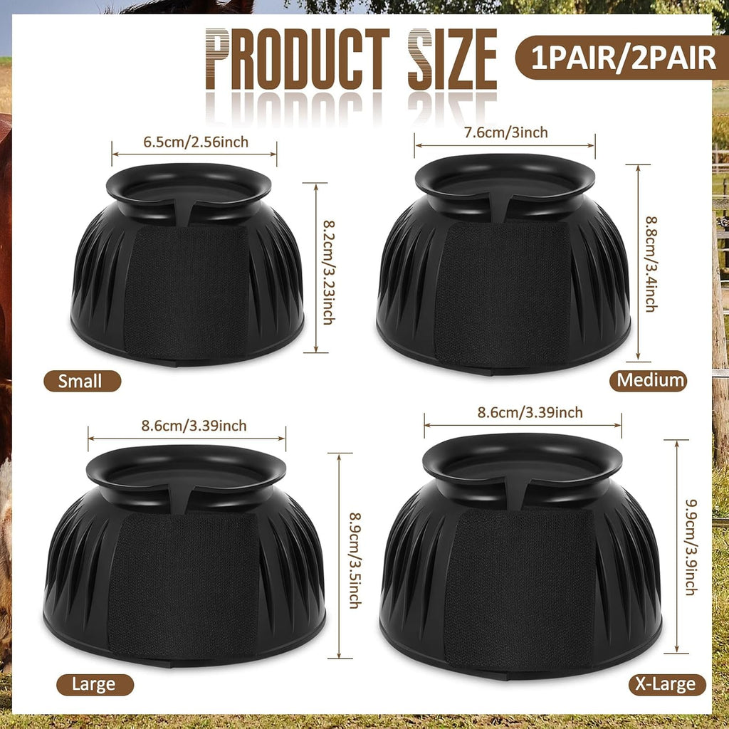 Bell Boot for Horse 1 Pair/2 Pair Available