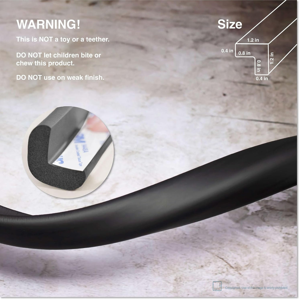Furniture Edge Protector, Desk Edge Cover, Large 6ft Edge Only