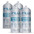 Polar Flawless Lacquer Spray - Clear Coat Spray Paint - Gloss - 4x400ml