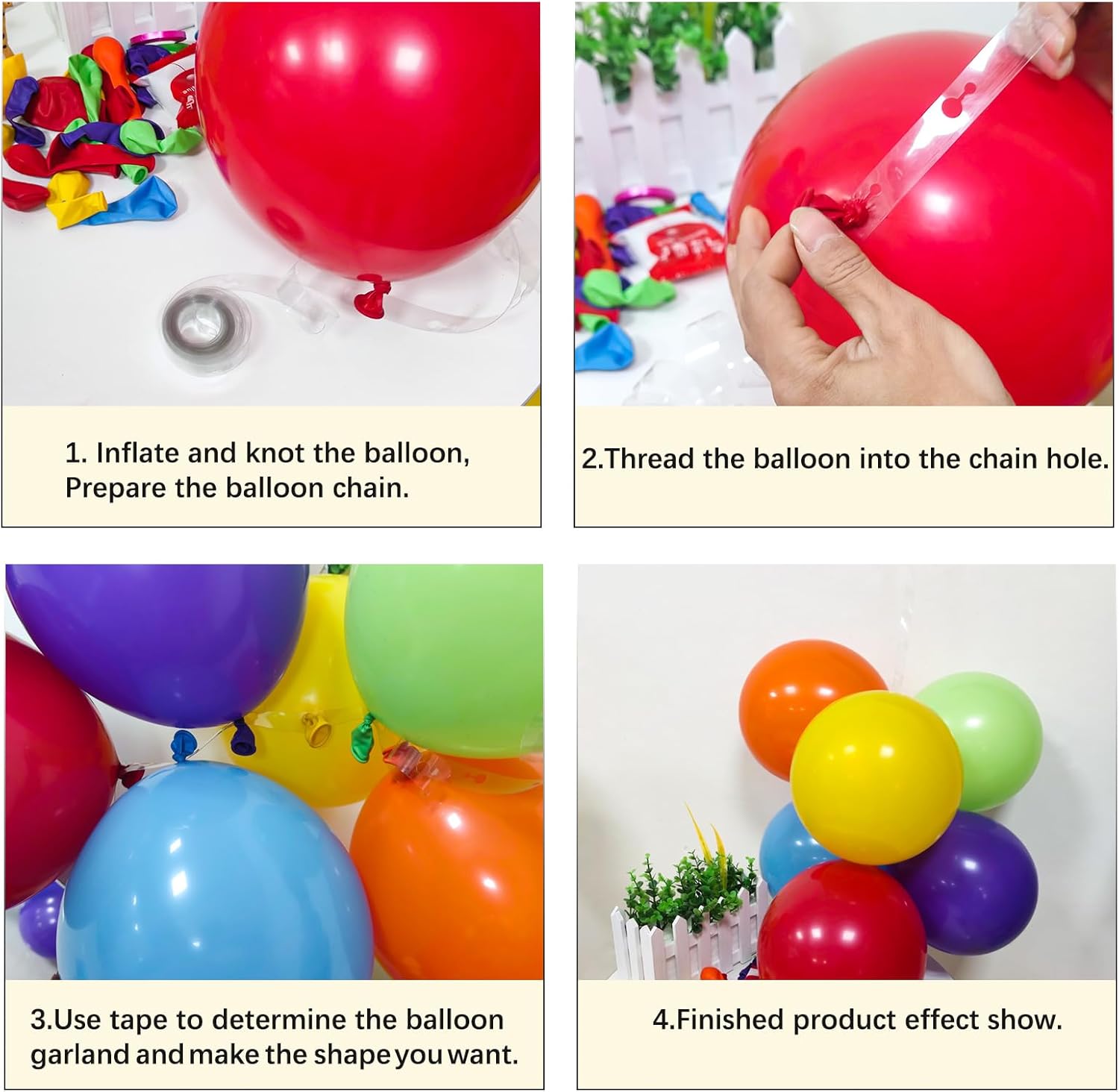 Rainbow Balloon Arch Kit 111Pcs 18 12 5 Inch Latex Colorful Party Balloons Garland for Birthday Baby Shower Wedding