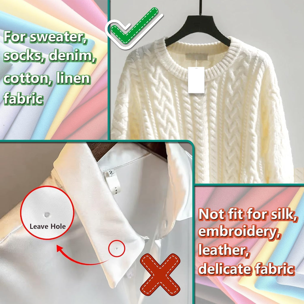 Tagging Gun for Clothing, Price Tag Gun for Clothes Labeler with Case, Standard Price Tagger Retail Garment Attacher