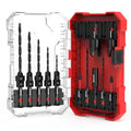 EZARC Countersink Drill Bit Set, 15PCS Tapered Bits with Plug Cutters