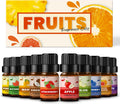 Fruity Fragrance Oil for Candle & Soap Making, INWICOPH Premium Essential Oils 5ml x 10 - Blueberry, Strawberry