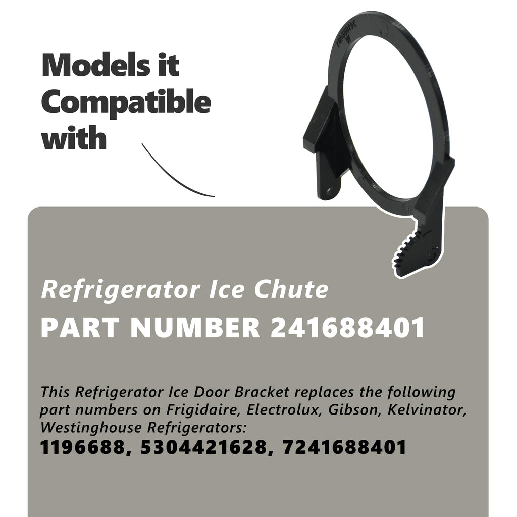 241688401 Dispenser Ice Chute Flap Refrigerator Replacement Part Supplies