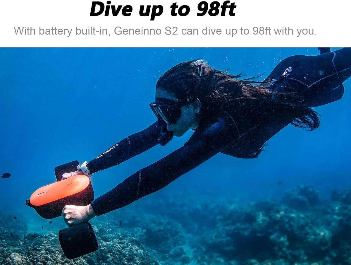 GENEINNO S2 Underwater Scooter,Dual Motors and Smart APP Support,Sea Scooter for Swimming Scuba Free Diving