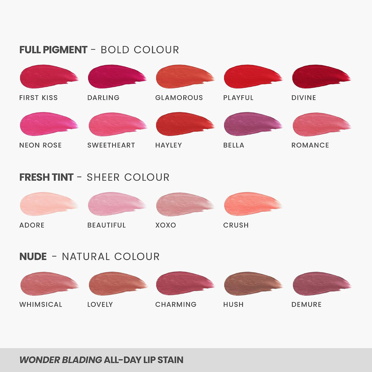Lip Stain Set – Long Lasting, Waterproof, Lip Tint Peel Off