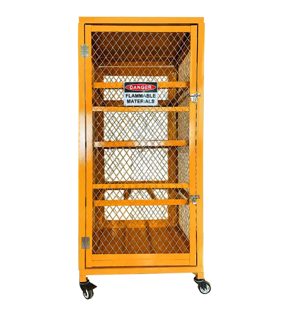 Industrial Cage Cabinet Vertical Storage & Horizontal Storage Lockers