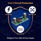 AUNMAS 6PCS 3W/2W LED Driver Module, Constant Current Module PWM Control 700mA Dimming DC 5-35V Input