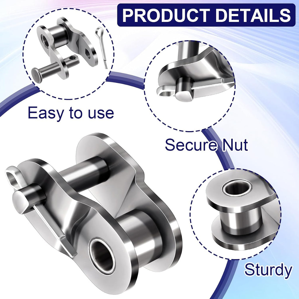 4 PCS #60 Roller Chain Offset Half Link