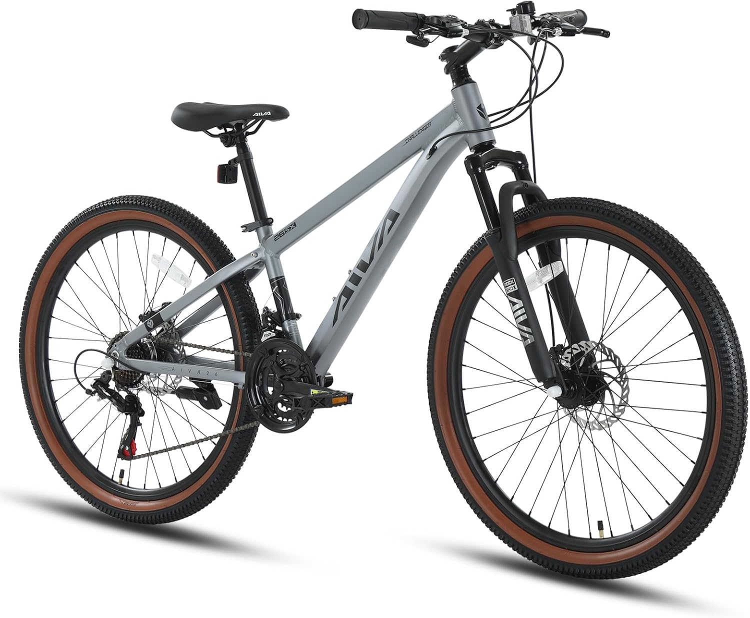 Mountain Bike, 24/26/27.5 Inch Outdoor Cycling Bike, 8/21 Speed Lightweight Aluminum Frame | Dual Disc Brakes