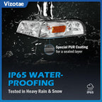 Headlights W/Bulbs for 2006-2011 Mercury Grand Marquis