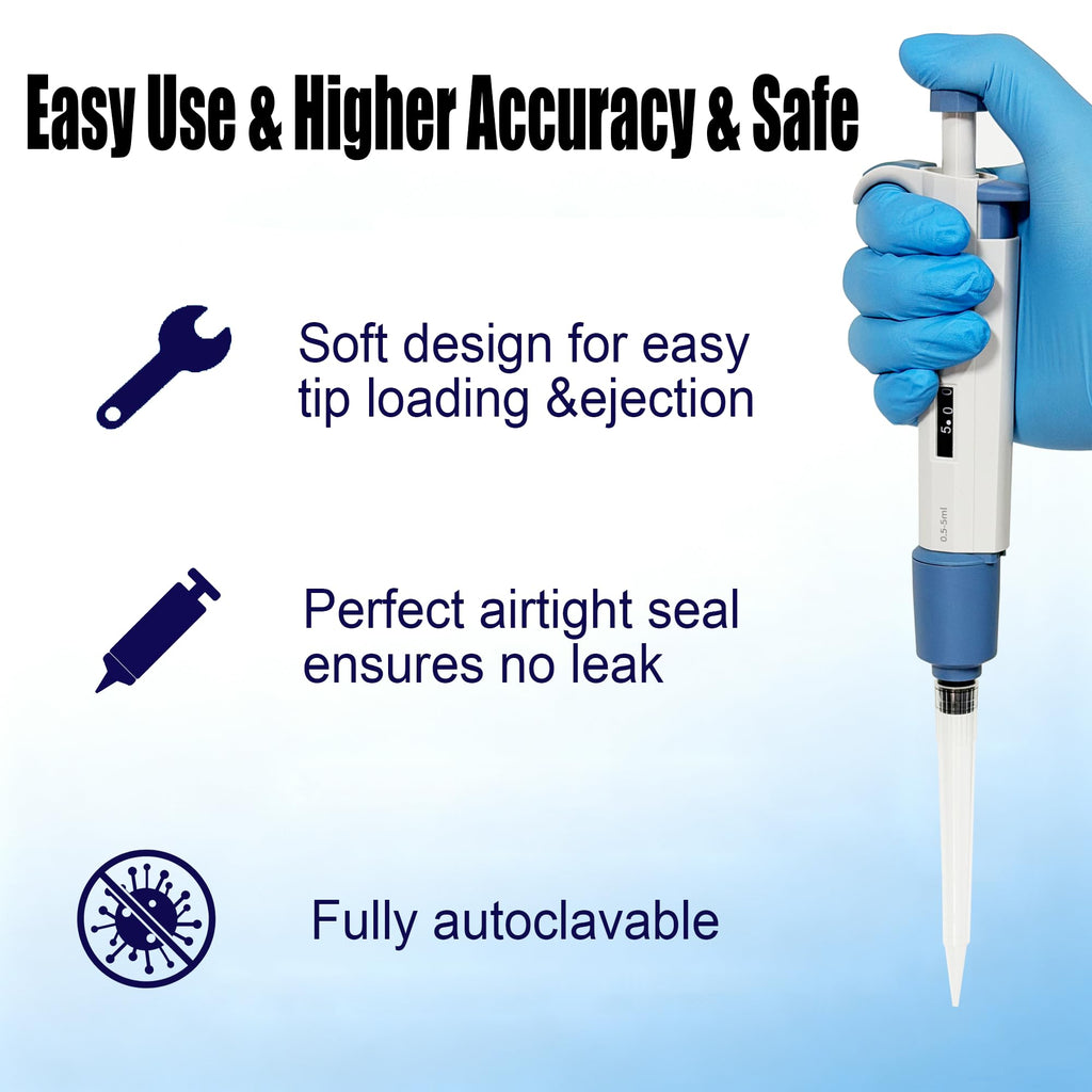 10mL Pipette Tips, 100 Pcs Universal Micropipette Tips