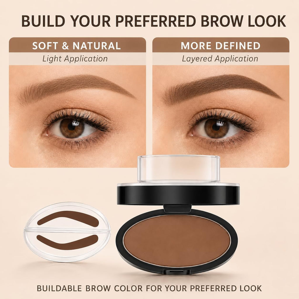 Eyebrow Stamp Quick Makeup Tool for Natural Perfect Brows