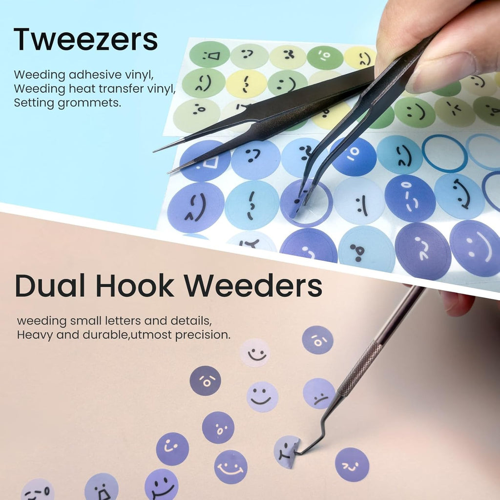 35 PCS Weeding Tools for Vinyl, Precision Craft Tools Set for Weeding Vinyl, Scrapbook Supplies Includes All Basics