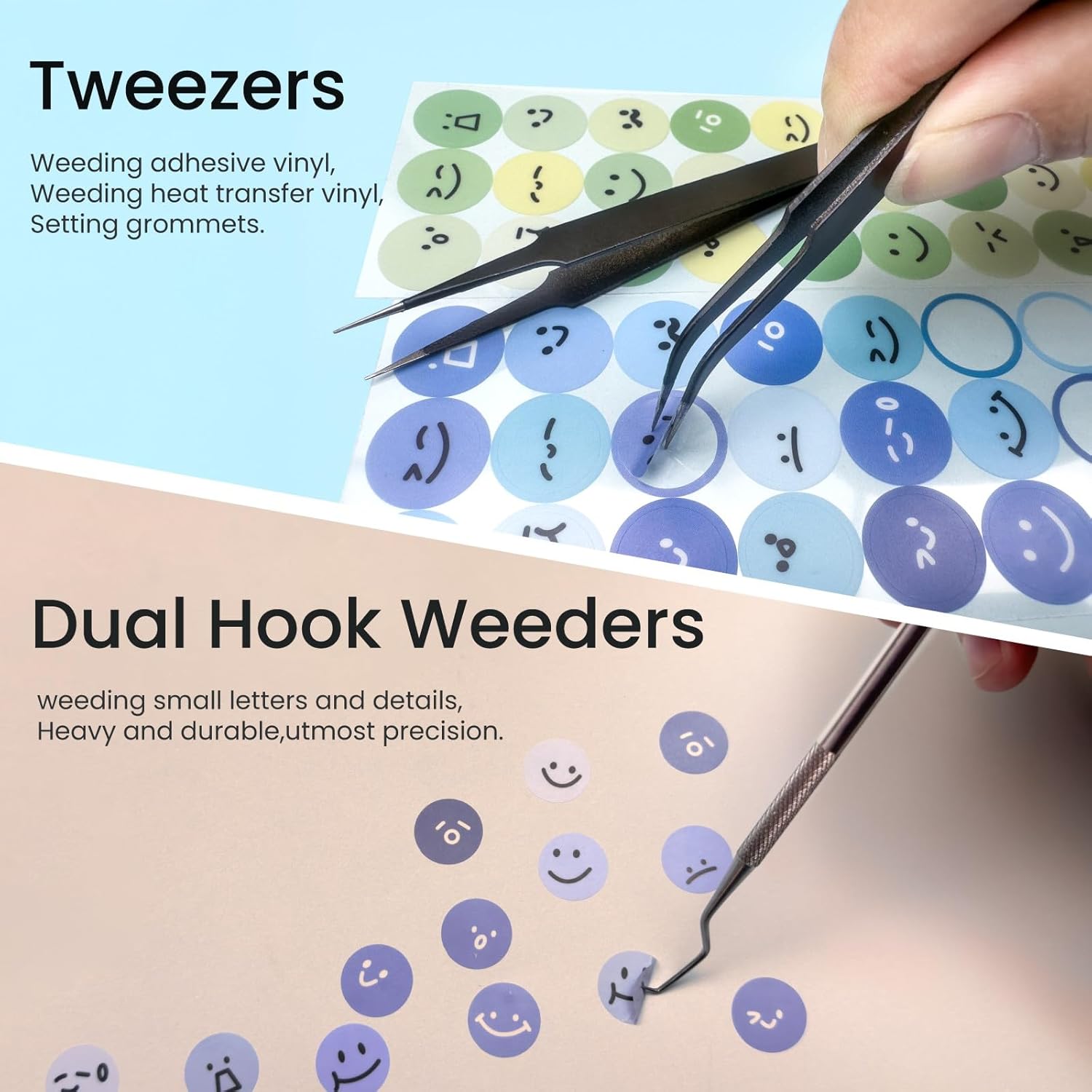 35 PCS Weeding Tools for Vinyl, Precision Craft Tools Set for Weeding Vinyl, Scrapbook Supplies Includes All Basics