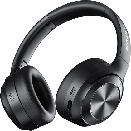 Hybrid Active Noise Cancelling Headphones, Bluetooth Headphones with Hi-Res Audio, 70H Playtime Over Ear Headphones
