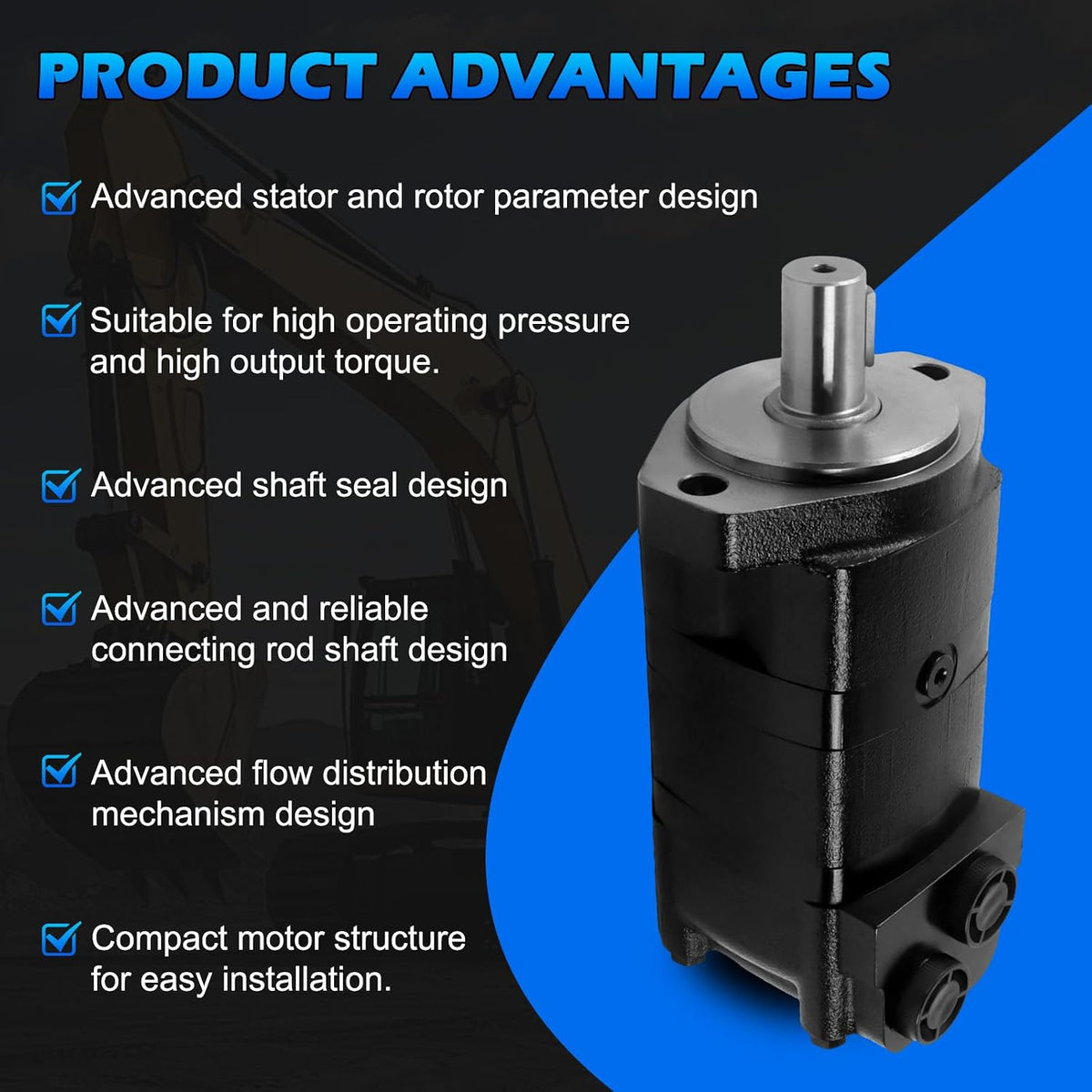 104-1006-006 Hydraulic Motor Replacement for Eaton Char-Lynn 2000 Series