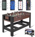 54" 4-in-1 Swivel Multi-Game Table -Combo Game Table Set for Kids, Adults - Indoor and Outdoor Arcade Sports Table