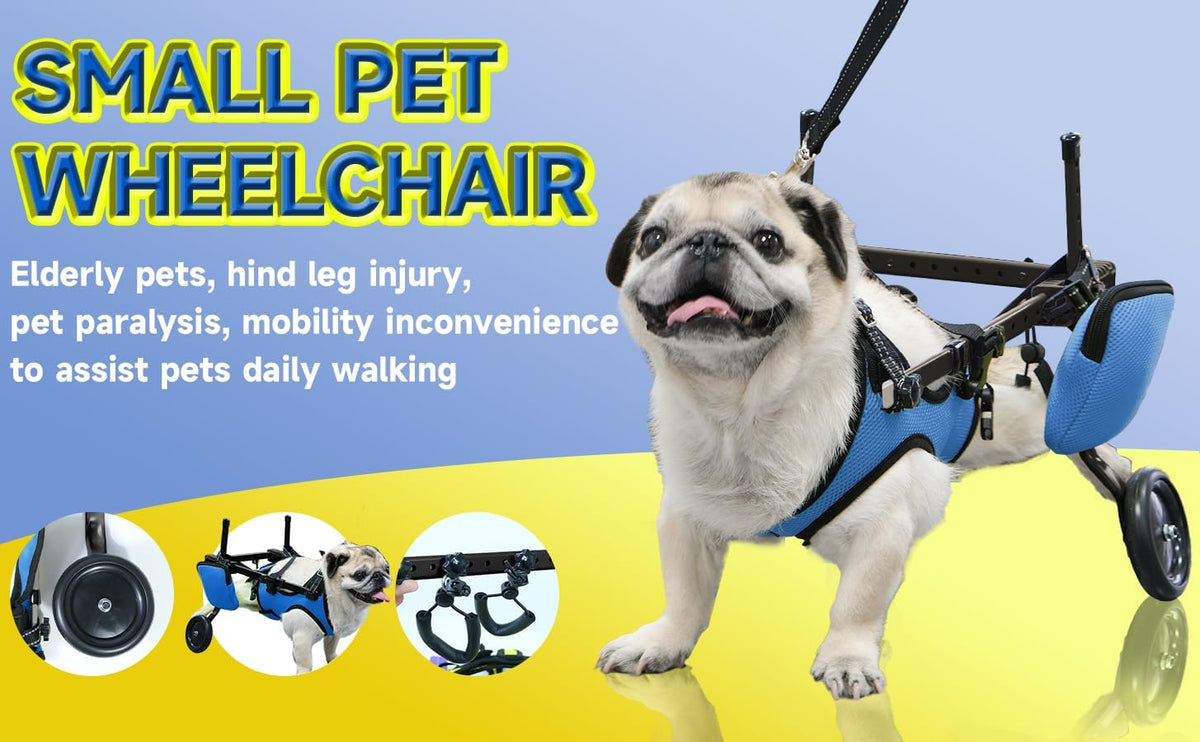 pet Wheelchair for Back Legs,Suitable for Back Legs,Cart Doggy Wheelchair for Disabled Legs Walking Mobility,Cat/Dog