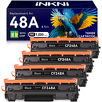 Compatible 48a CF248a Toner Cartridge for HP, Black, 4-Pack