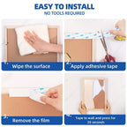 Double Sided Tape 1"×16.5Ft, Mounting Tape Heavy Duty No Residue