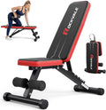 95% Pre-assemble Adjustable Weight Benches for Home Gym, 9 Backpad Positions Workout Bench, 660lb Compact Bench Press