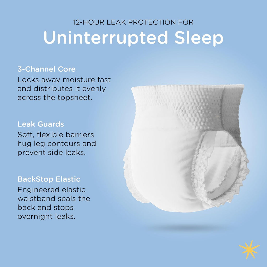 Non-Toxic Training Pants Toddler Diapers - Size 6, 32 Count | EWG Verified & Microbiome-Friendly. Easy pull-on &