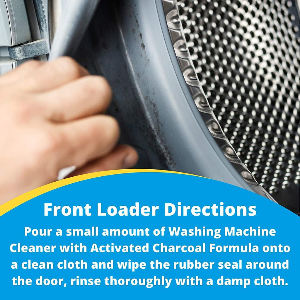 Washing Machine Cleaner with Activated Charcoal, 8.4 FL Oz, 1 Pack