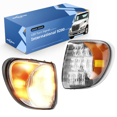 LED Turn Signal Lights for International 9200, Side Marker Light Pair for International Models 9200 9200i 9400 9400i